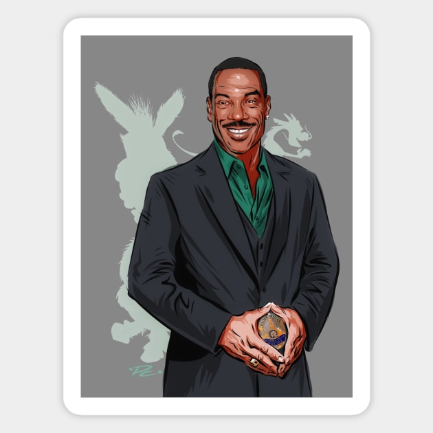 Eddie Murphy - An illustration by Paul Cemmick Magnet by PLAYDIGITAL2020